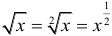Формула Квадратный корень